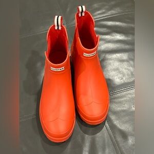 Hunter Bold Red Waterproof Boots